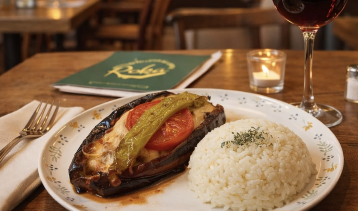 Maaltijd bij Turks / Grieks restaurant Roka lekker eten Leiden