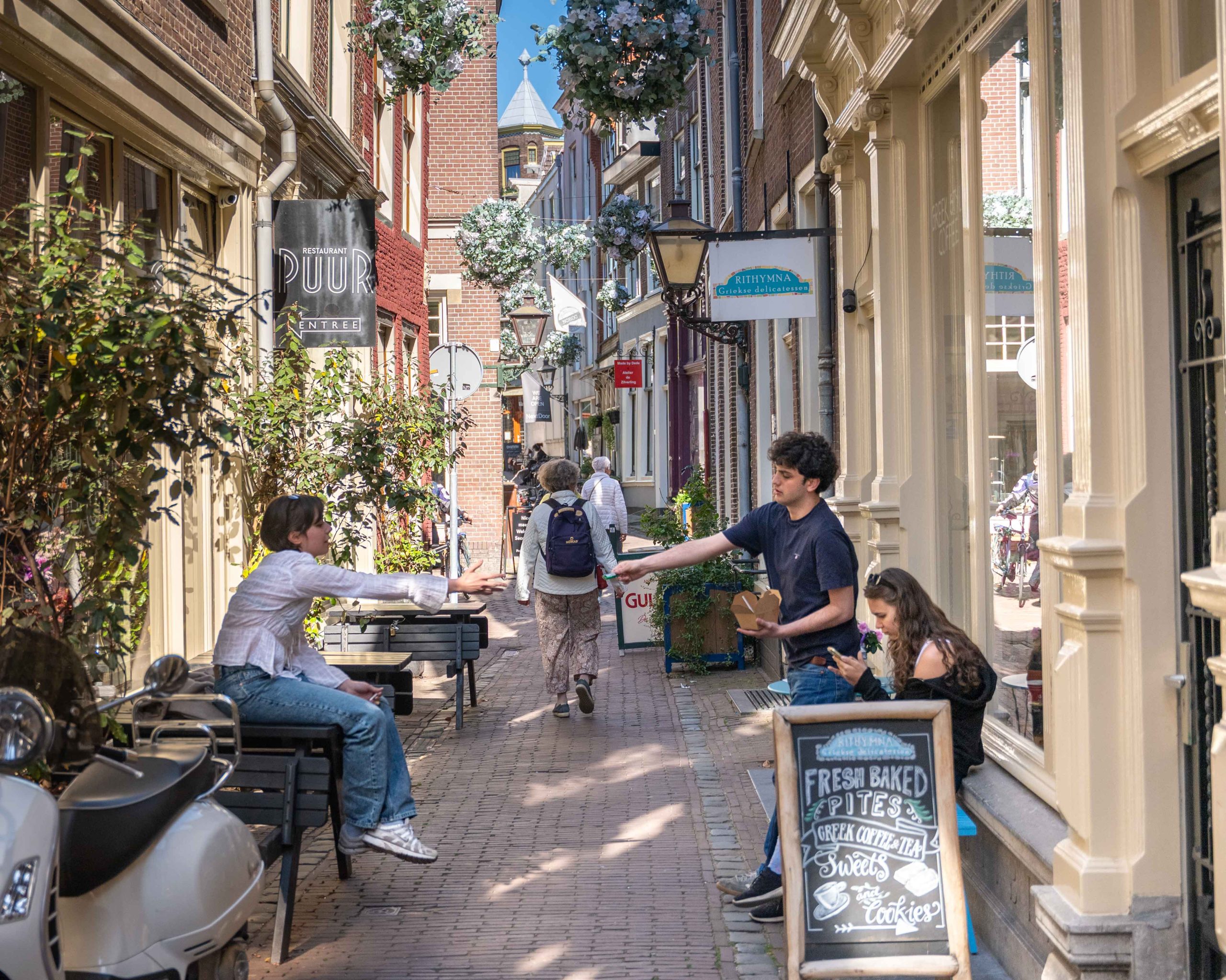De Pieterskerk-Choorsteeg in Leiden